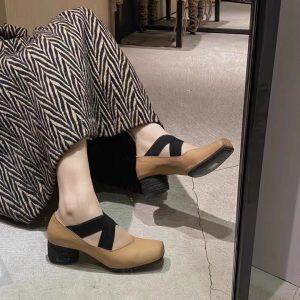 Hand made women Leather Dress Shoes