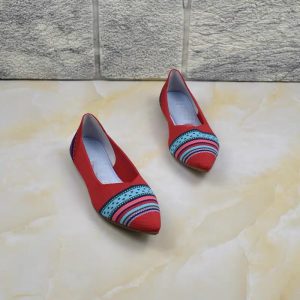 Women Red Color Dress Shoes