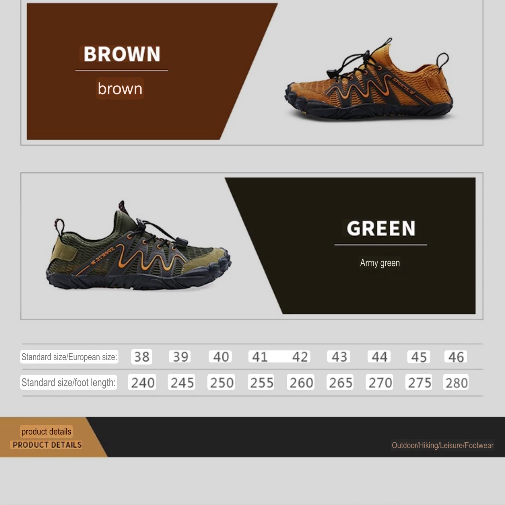 Summer Breathable Grounding Hiking Shoes - Image 15