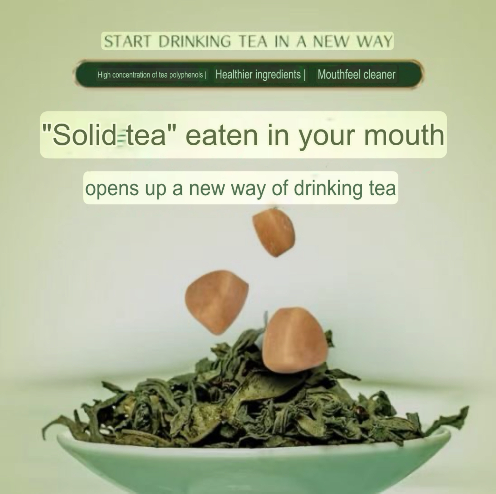 Tea candy without sucrose, Chewing gum, - Image 2