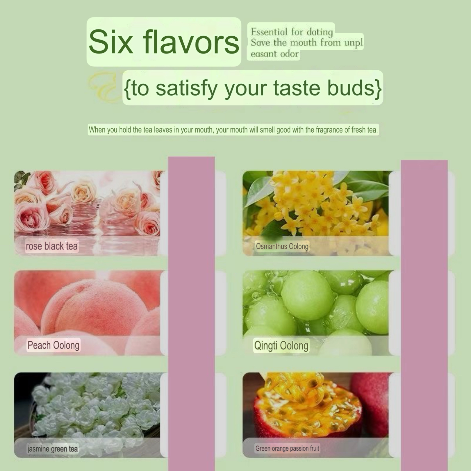 Tea candy without sucrose, Chewing gum, - Image 5