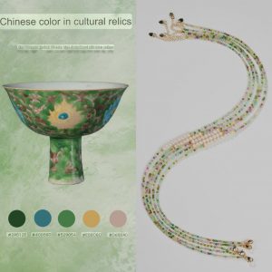 Spinel Pearl Necklace