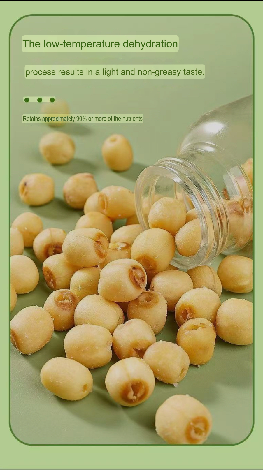 Natural Lotus Seed Crisps – Salt & Pepper Flavor - Image 3