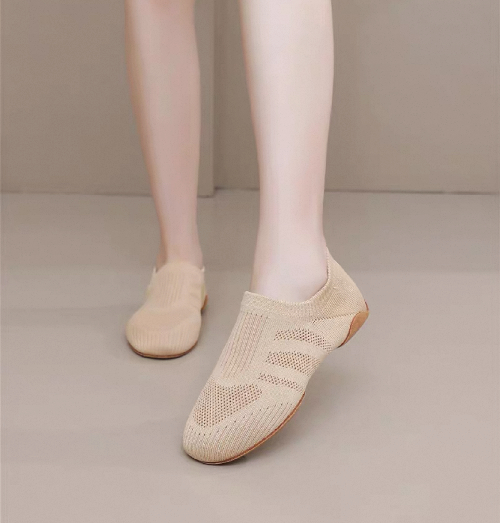 Flyknit Soft Grounding Shoes/ Body training shoes/Dance shoes/ Sport style - Image 2