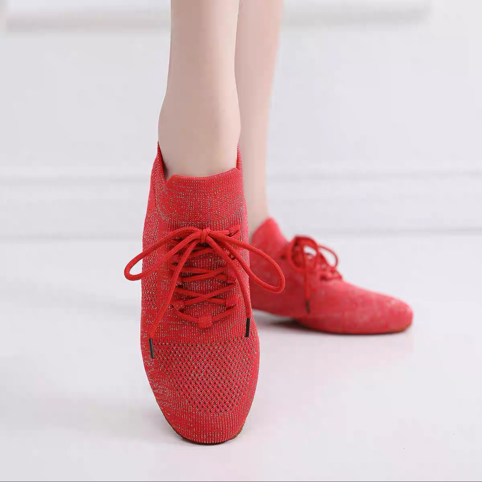 Flyknit Soft Grounding Shoes/ Body training shoes/Dance shoes/ Sport Shoes - Image 5